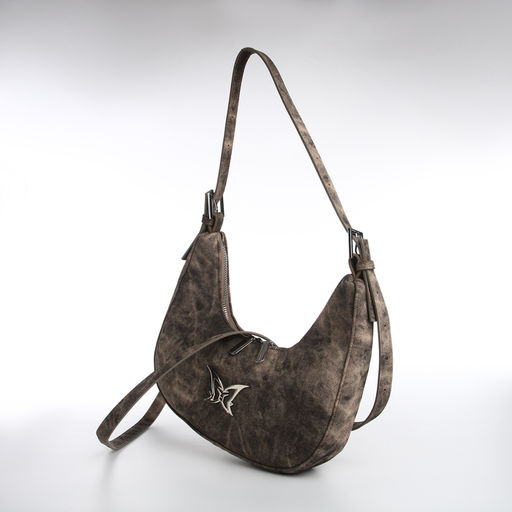 Сумка женская, багет, на молнии, цвет коричневый - Simaland фото 6