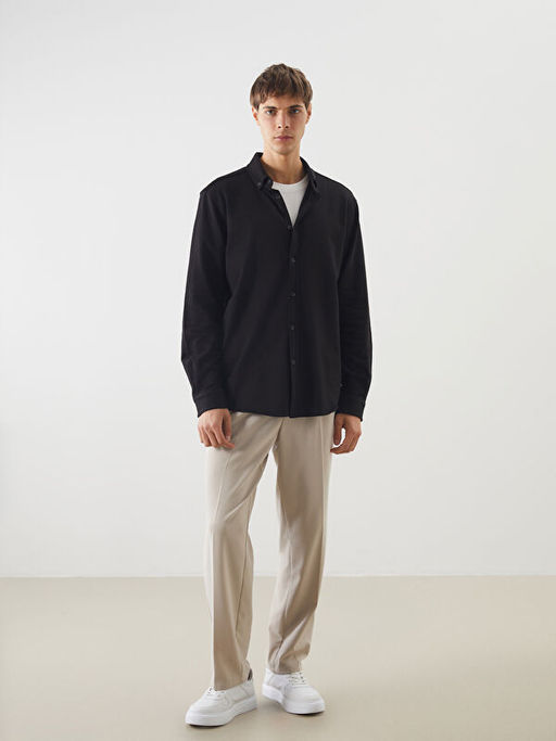 Slim Fit Uzun Kollu Erkek G?mlek