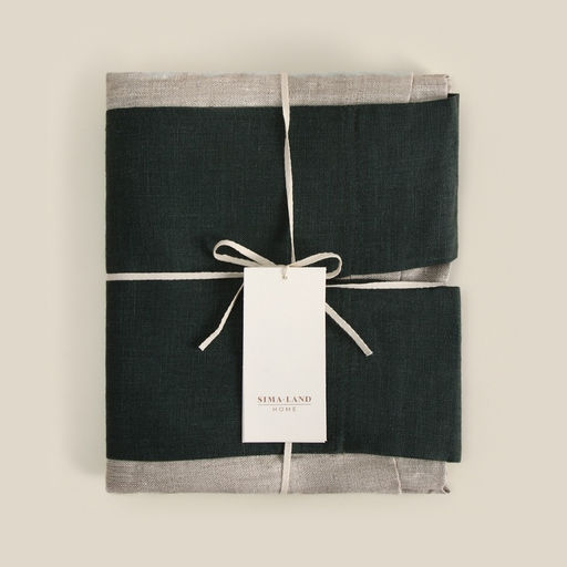 Сумка шоппер с ручками SL HOME Linen shopper, 50?50 см, 100% лён, 200 г/м2