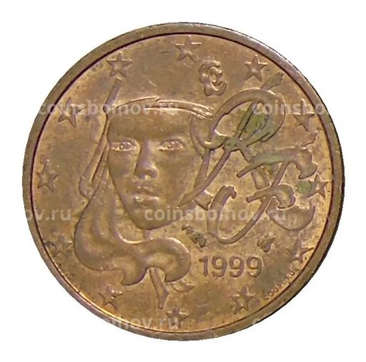 2 евроцента 1999 года Франция