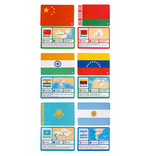 Игра настольная "Флаги и Страны"
