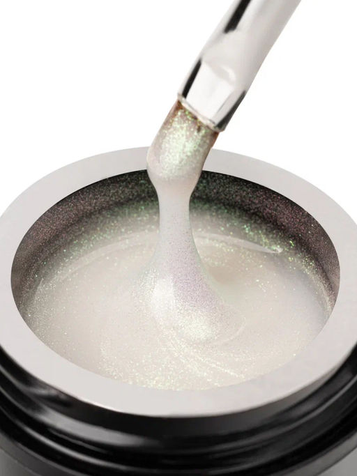 Manita Professional Гель моделирующий для ногтей с хлопьями юки / Builder Gel Euphoria №07, 15 мл  фото 2