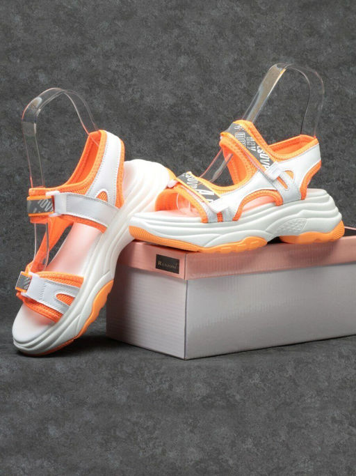 08-PEA44-4 ORANGE Босоножки (натуральная кожа, стелька натуральная кожа) - Фабричный китай фото 17