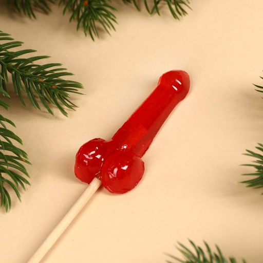 Леденец на палочке Тому, кто плохо себя вёл, с открыткой, 20 г - Фабрика страсти фото 2