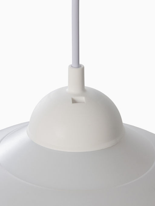 Светильник подвесной «Хоста», 1×15 Вт, Е27, 29×29×13(74) см, белый