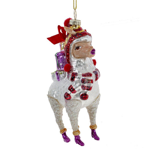 Украшение новогоднее "Лама", L8 W4,5 H14 см