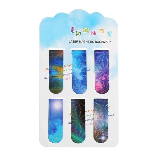 Набор магнитных закладок для книг Calligrata «Вселенная», 6 шт., МИКС