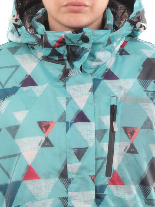 W1606-1 TURQUOISE Куртка горнолыжная женская ERUITOR (100 гр. холлофайбера) УЦЕНКА
