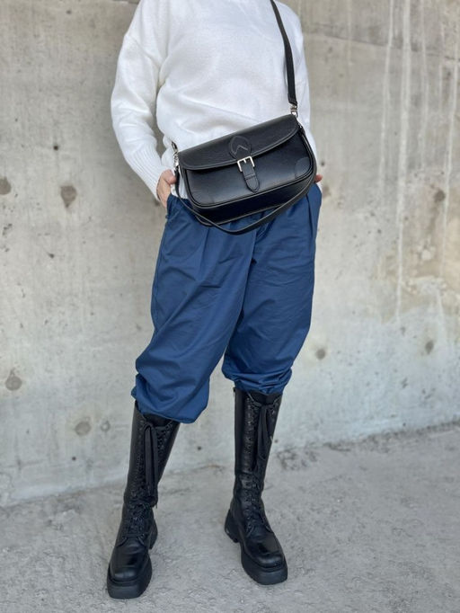 Женская кожаная сумка через плечо 33012 Блек - Sergio valentini фото 8