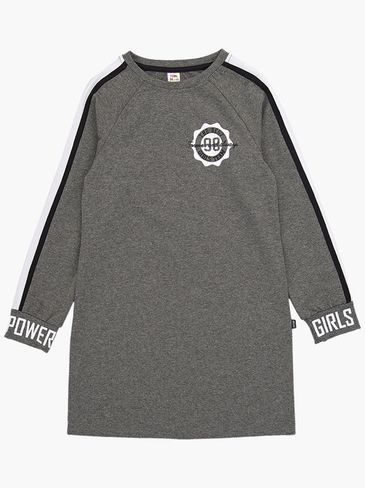 Платье с принтом из супрема UD 7420 граф меланж - Mini maxi фото 7