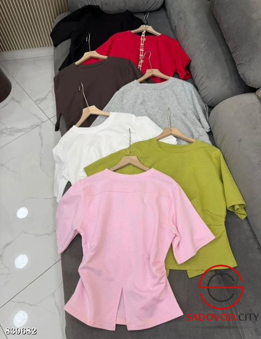 Футболка женская однотонная - Bruno фото 5