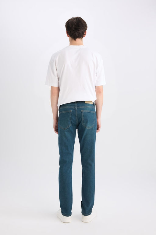Pedro Slim Fit Джинсовые брюки узкого кроя с нормальной талией и узкими штанинами - Defacto фото 12