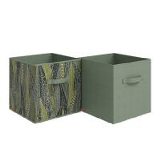 VAL GR-BOX-SK Короба стеллажные, без крышки, 31*31*31 см, набор 2 шт., GREEN, шт
