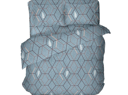 4531-БЧ 2 спальный комплект фланель "Гео" рис. 6334-03