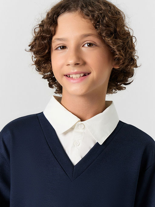 Джемпер для мальчиков синий - Mark formelle фото 4