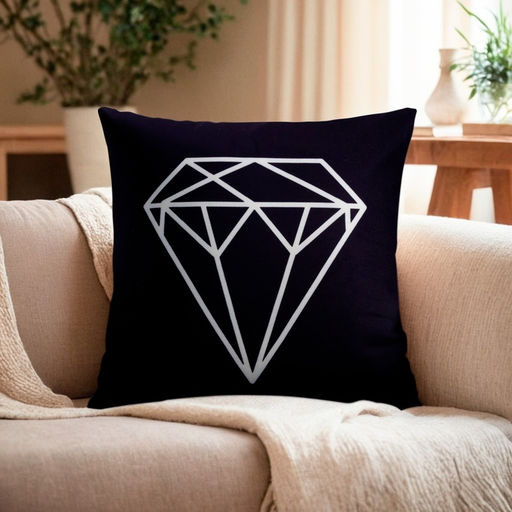 Наволочка декоративная Этель Геометрия Алмаз 40х40 см, велюр  фото 6