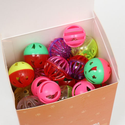 Цена за 60 шт. Шарик для кошек в ассортименте, фасовка 60 шт - Пижон фото 6