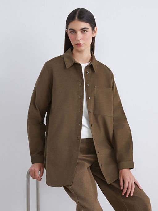 Kadife Kad?n G?mlek Tunik