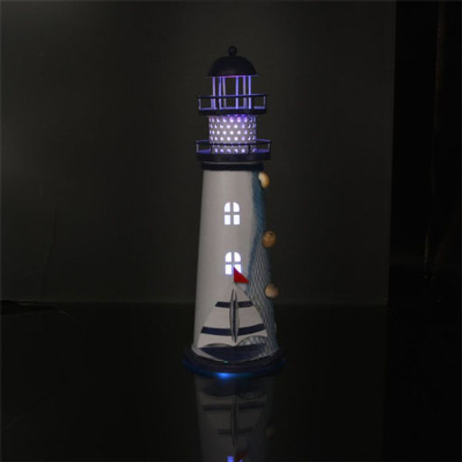 Сувенир Маяк 29 см / M001ABCD /уп 48/LED подсветка - Галеонтрейд фото 5