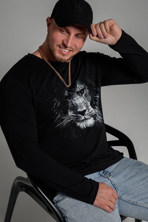 8514/1 Футболка с длинным рукавом мужская