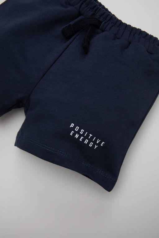 Шорты с принтом для маленьких мальчиков - Defacto фото 3