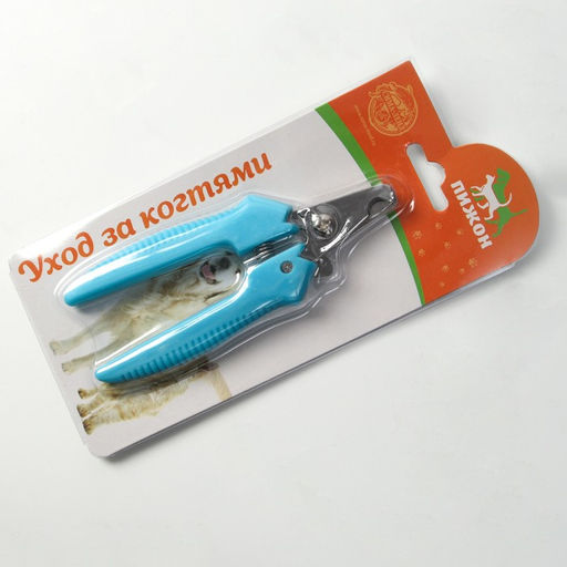 Когтерез боковой малый с прямыми ручками, отверстие 9 мм, голубой - Пижон фото 5