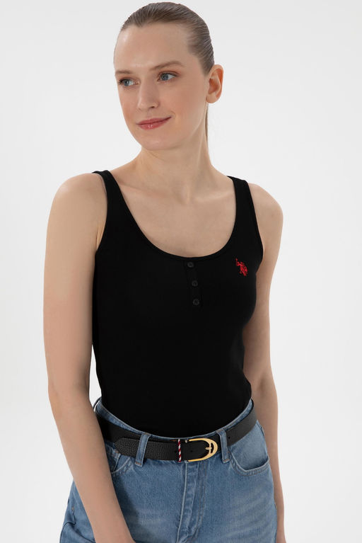 Kad_n Siyah Basic Ti__rt Sepette S_rpriz _ndirim - U.s. polo assn фото 3