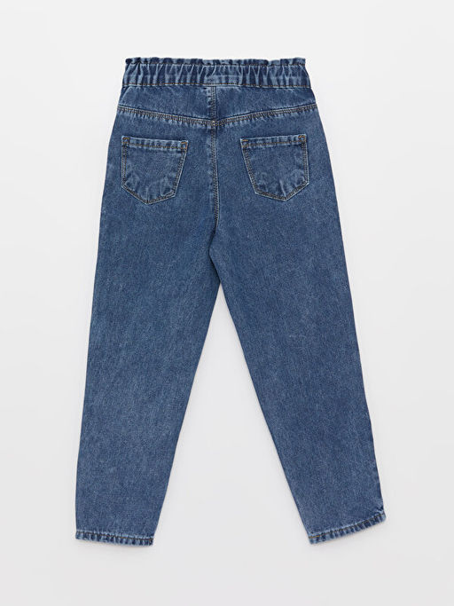 Beli Lastikli Minnie ve Mickey Mouse Bask?l? K?z ?ocuk Jean Pantolon - Waikiki фото 2