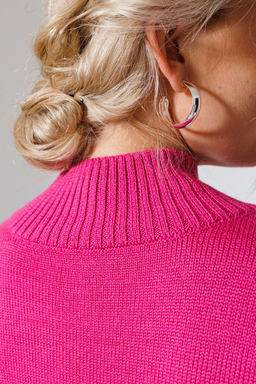 Джемпер KOKOdea POLOSANA ягода+белый  фото 2