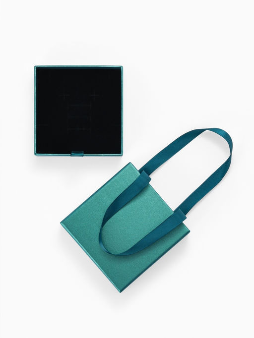 Набор коробочек подарочных 6 шт. под набор «Премиум», 10×10 см, синий, зелёный