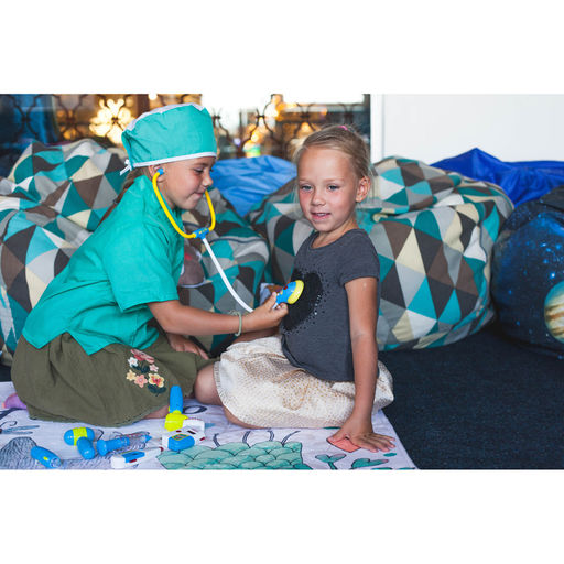 Набор доктора №4 Happy Valley «Лучший врач» с халатом и шапочкой, 9 предметов