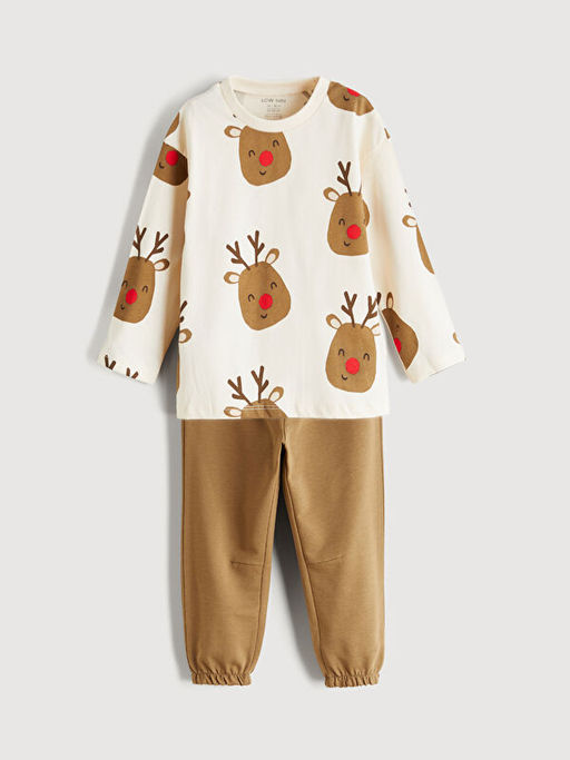 Bisiklet Yaka Erkek Bebek Pijama Tak?m?