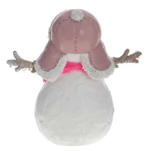 Фигурка декоративная с подсветкой "Снеговик", L14 W7,5 H14,5 см, LR44 2 шт.