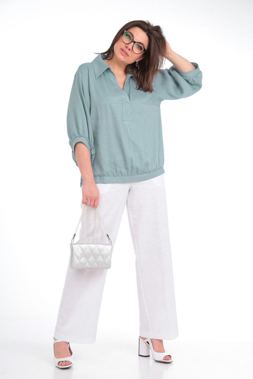 Блуза LADY SECRET 095-Р пастельно-синий