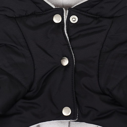 Комбинезон для животных, зимний на флисе, 3XL(ДС 36-38 см, ОГ 48-52 см, ОШ 36 см), чёрный - Simaland фото 11