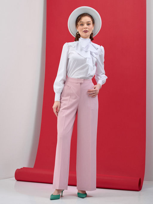 Блузка с жабо - Tantino фото 17