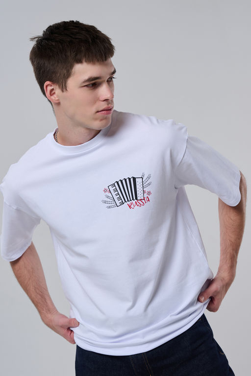 8579 футболка оверсайз мужская