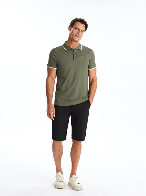 Polo Yaka K?sa Kollu Erkek Ti??rt