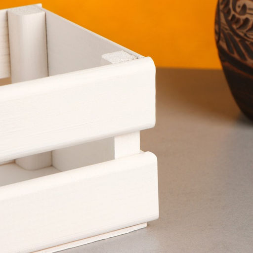 Подарочный ящик «Однушка», 12×11×9 см, деревянный, белый