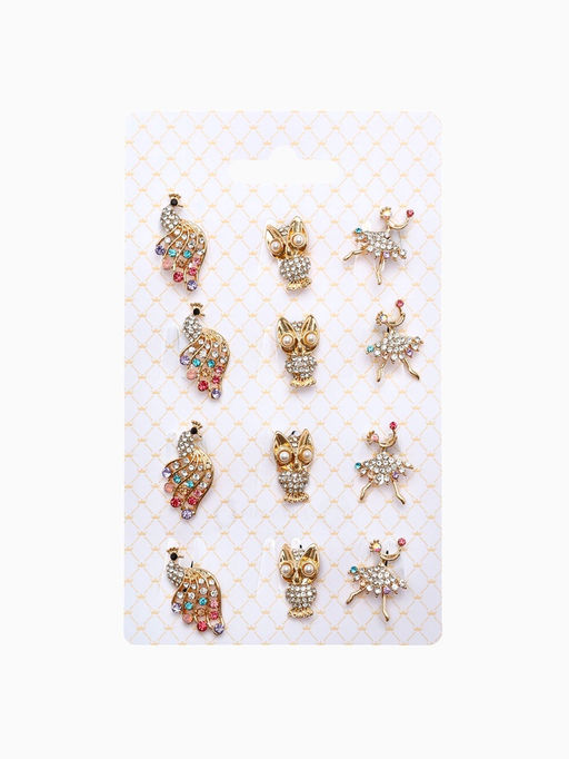 Цена за 12 шт. Значок Ассорти доброе утро, форма МИКС, МИКС