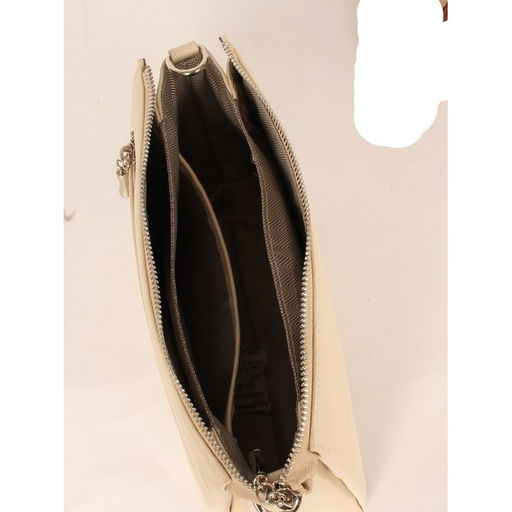 Сумка женская натуральная кожа GU 163-6065, 3отд, 2плеч/рем, молочный SALE 265764 - Adelia фото 8