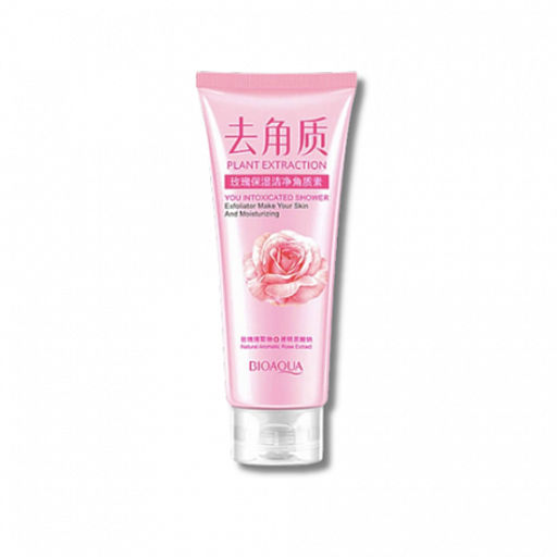 Bioaqua Plant Extraction Natural Aromatic Rose, 120g - Пилинг-скатка для лица с экстрактом розы