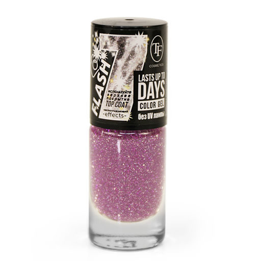 TF Лак для ногтей COLOR GEL FLASH, тон 358 Violet flash/Фиалковая вспышка 8мл