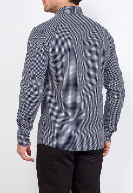 Сорочка мужская длинный рукав GREG 223/137/06/Z/1 STRETCH  фото 7