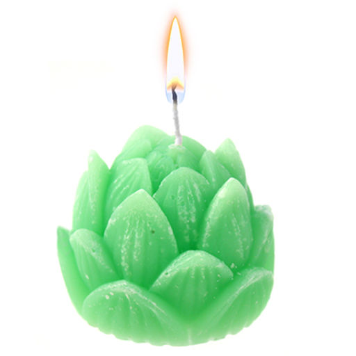 Свеча "Лотос" д6см, h5см, цвета микс (Россия)