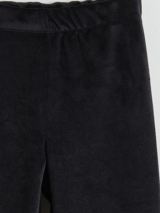 Beli Lastikli Kadife K?z ?ocuk Tayt