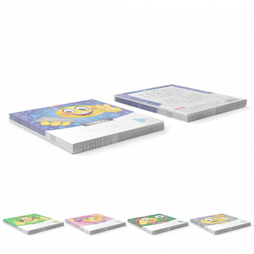 АКЦИЯ Цена за 280 шт. Тетрадь школьная ученическая ErichKrause Смайлики, 12 листов, линейка (в плёнке по 10 шт.)  фото 9