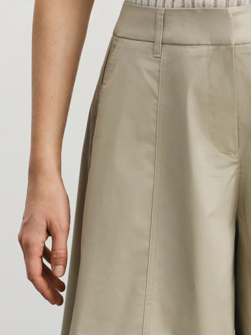 Шорты А-силуэта из хлопка / Zarina  фото 6