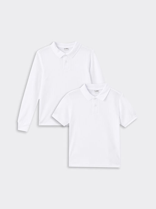 Polo Yaka Basic Erkek ?ocuk Ti??rt 2li