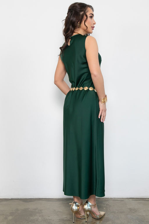 Платье Покорять мир (изумрудный) - Эльза фото 9